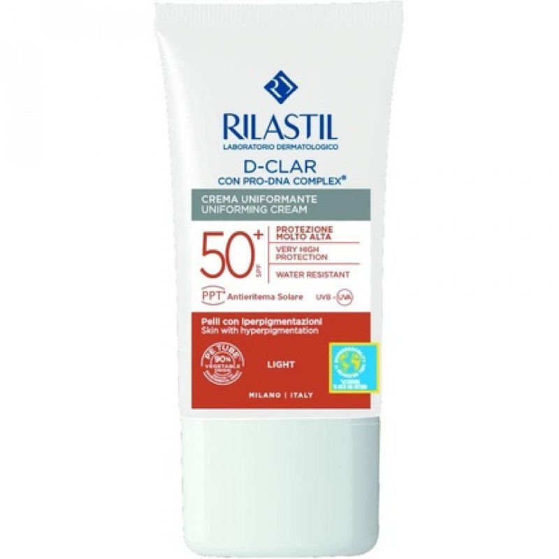 Rilastil Sun System D-Clar Light Uniform Sunscreen Cream SPF50 40ml