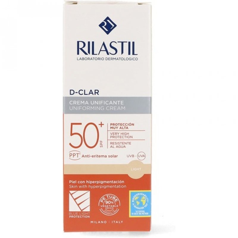 Rilastil Sun System D-Clar Light Uniform Sunscreen Cream SPF50 40ml