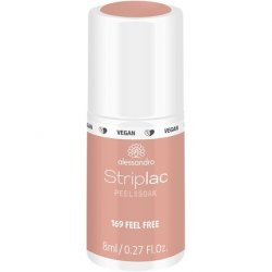 Alessandro Striplac Peel Or Soak - Feel Free - Led Nail Polish In Nudeton - For