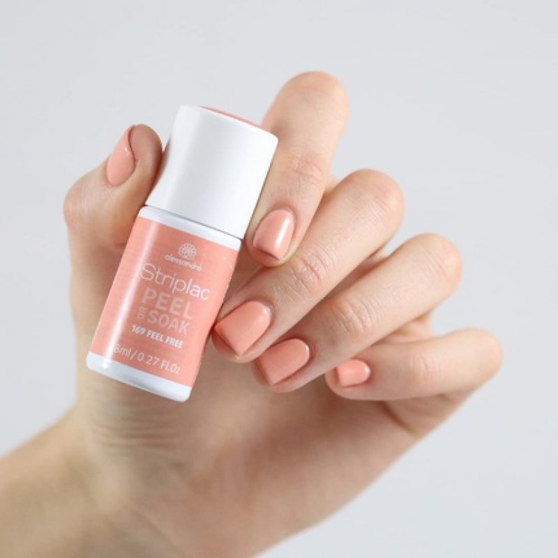 Alessandro Striplac Peel Or Soak - Feel Free - Led Nail Polish In Nudeton - For