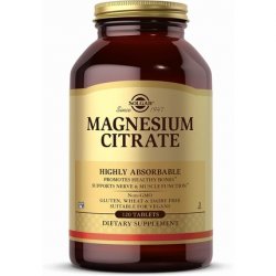 Solgar Magnesium Citrate 120 Tablets - Promotes Healthy Bones Supports Nerve Muscle Function - Highly Absorbable -