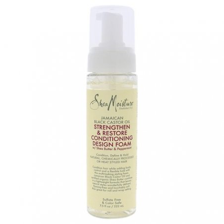 Shea Moisture Jamaican Black Castor Oil Strengthen and Restore Conditioning Design Foam 222ml