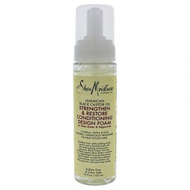 Shea Moisture Jamaican Black Castor Oil Strengthen and Restore Conditioning Design Foam 222ml