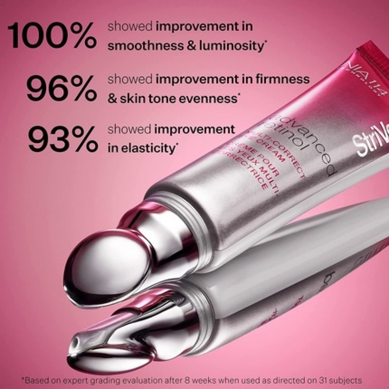 Advanced Retinol Multi-Correct Eye Cream for Reducing Deep Wrinkles and Restoring Firm Elasticity