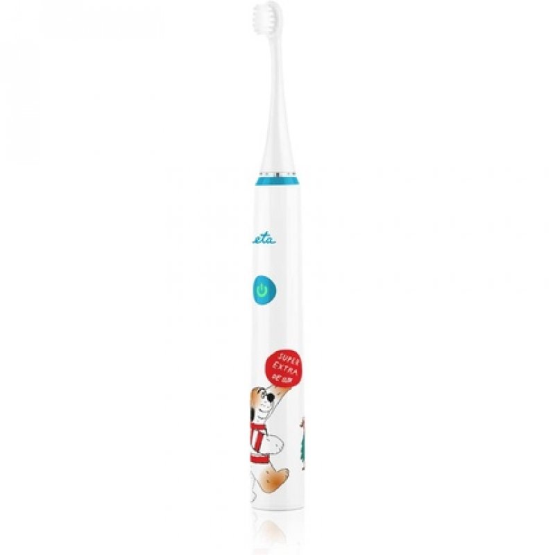 ETA Sonetic Kids Sonic Toothbrush - 42,000 Movements per Minute, 4 Cleaning Modes, Blue