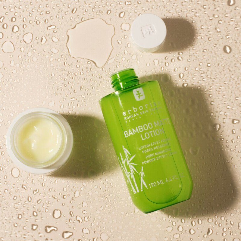 Erborian Bamboo Matte Lotion Powdered Effect Tightened Pores Moisturizing and Mattifying 190ml