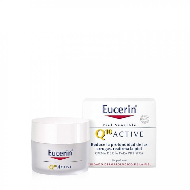 Eucerin Q10 Active Day Cream For Dry Skin Crème de jour Decollete, Visage, Cou 50 ml