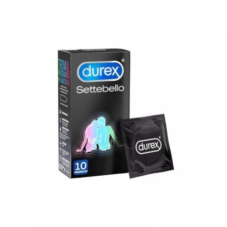 Durex Condoms Long Lasting Settebello 10 Prophylactic 10 Pieces