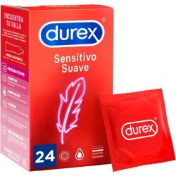 Durex Feel Real Condoms for More Intense Sensation 24 Units