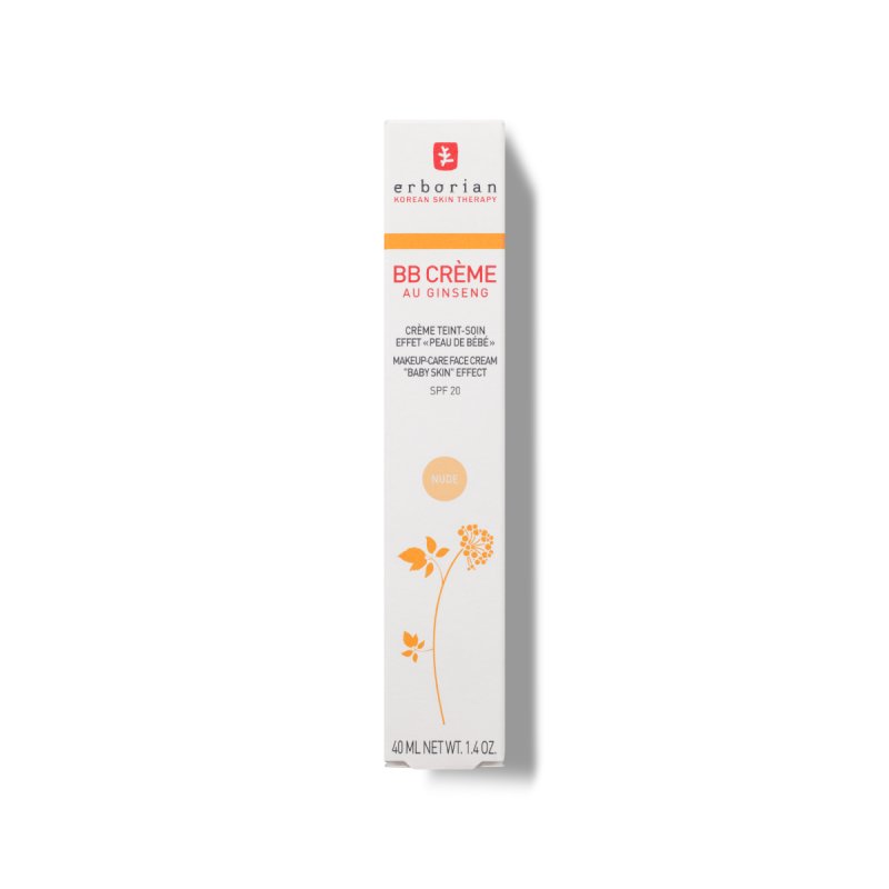 Erborian BB Cream With Ginseng Complexion Cream Baby Skin Effect Korean Cosmetic Treatment Nude 40ml