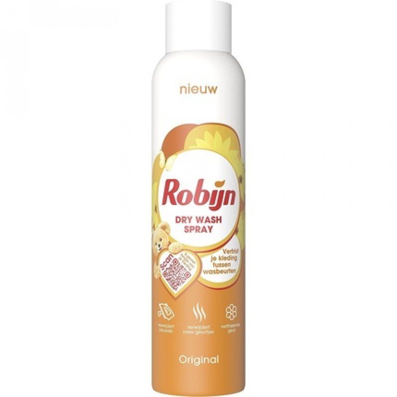 STOCKJBE36 - Robijn Original Dry Wash Spray 200ml