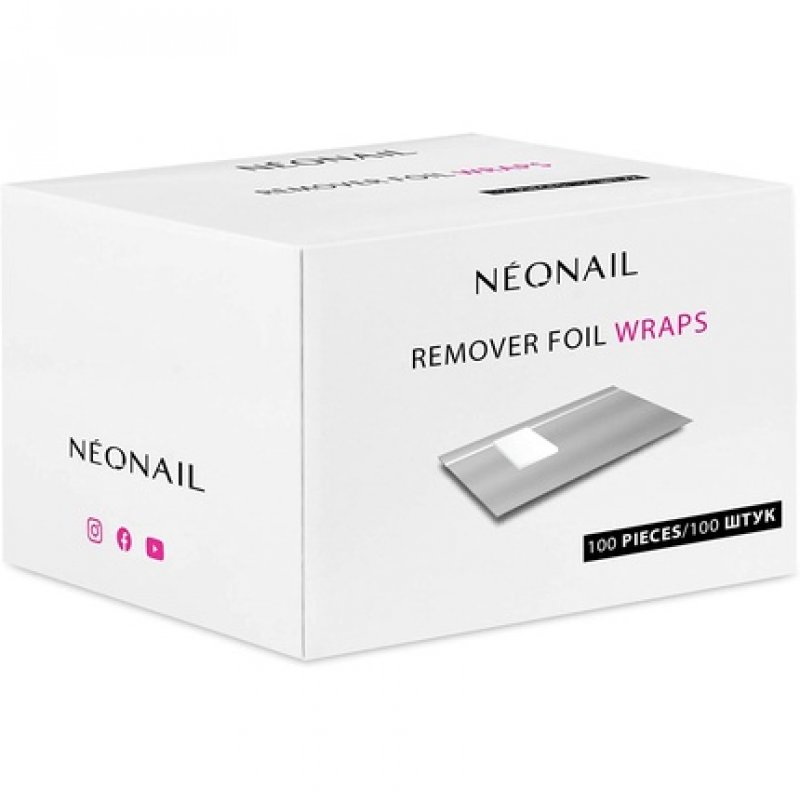 NeoNail Remover Foil Wraps 100 Pieces