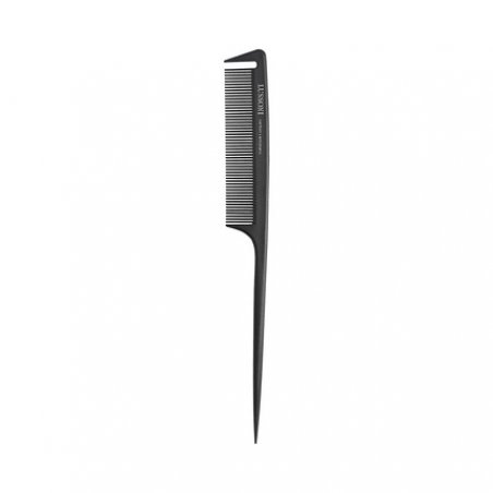 T4B LUSSONI Lift Tail Antistatic and Break-Resistant Carbon Comb with Fine Teeth 216