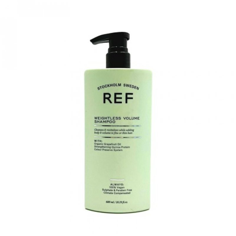 Ref Weightless Volume Shampoo 600ml Sulfate-Free with Natural Extracts for Fine or Thin Hair