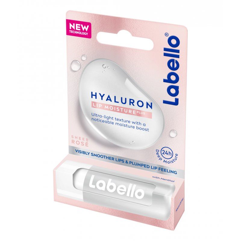 Labello Hyaluron Lip Moisture Plus baume pour les lèvres Beaume pour les lèvres Unisexe 5,2 g