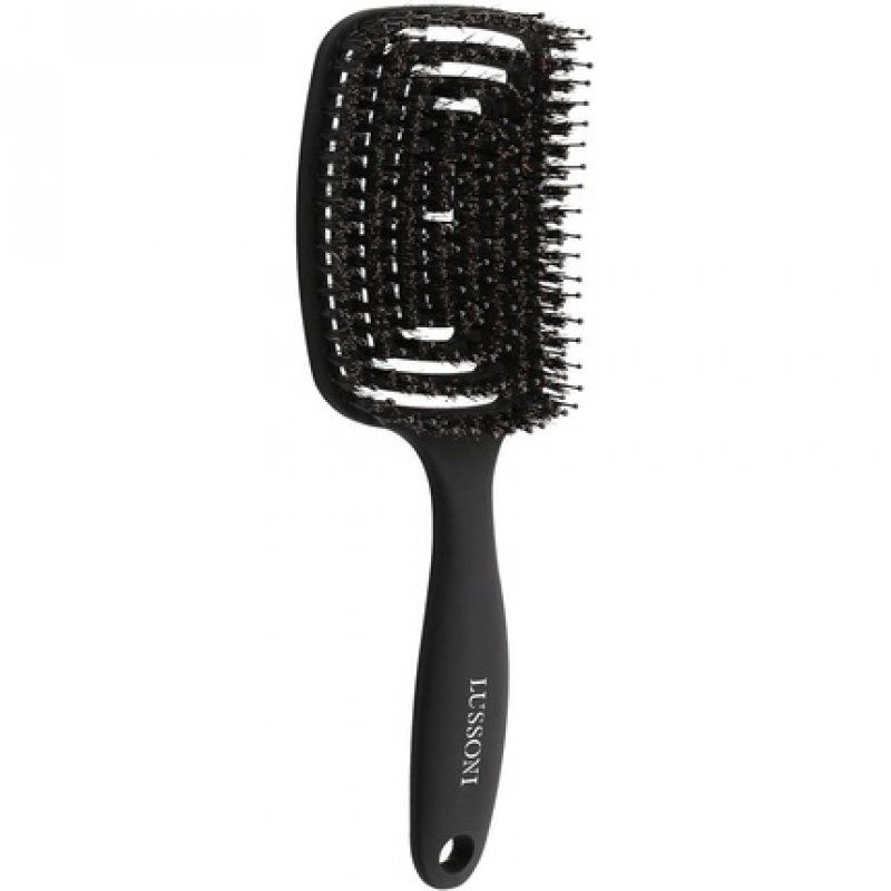 TB Tools for Beauty Lussoni Flexible Hairbrush with Natural Wild Boar Bristles - Large