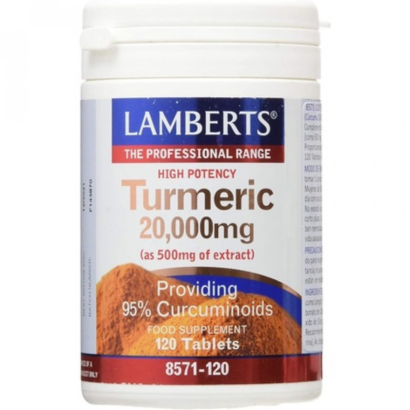 Lamberts High Potency Turmeric 20000mg 120 Tablets