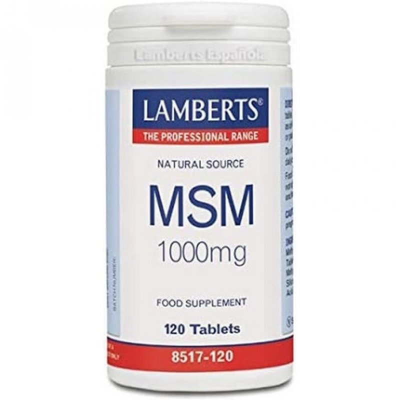 Lamberts MSM 1000mg 120 Capsules