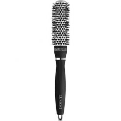 T4B LUSSONI Professional Antistatic Styling Brush with Textured Bristles Black 25mm