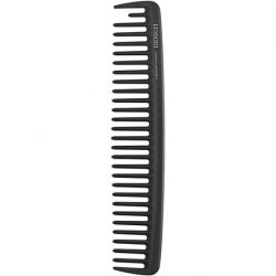 T4B Lussoni Cutting Comb Shatterproof Carbon Hair Cutting Comb for All Hair Types with Antistatic and Negative Ions
