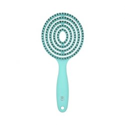 T4B ILU LOLLIPOP CANDY Detangling Hairbrush for Wet and Dry Hair with Durable Vegan Bristles - Ocean Blue
