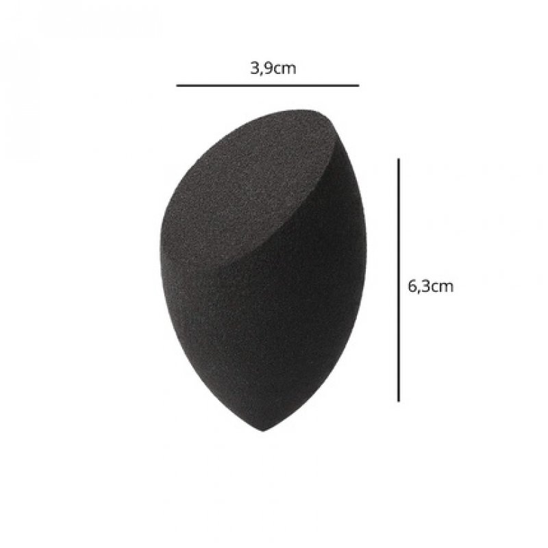 TB Tools for Beauty T4B Kashoki Olive Cut Makeup Sponge for Foundation and Concealer - Plastic and Latex-Free, Washable