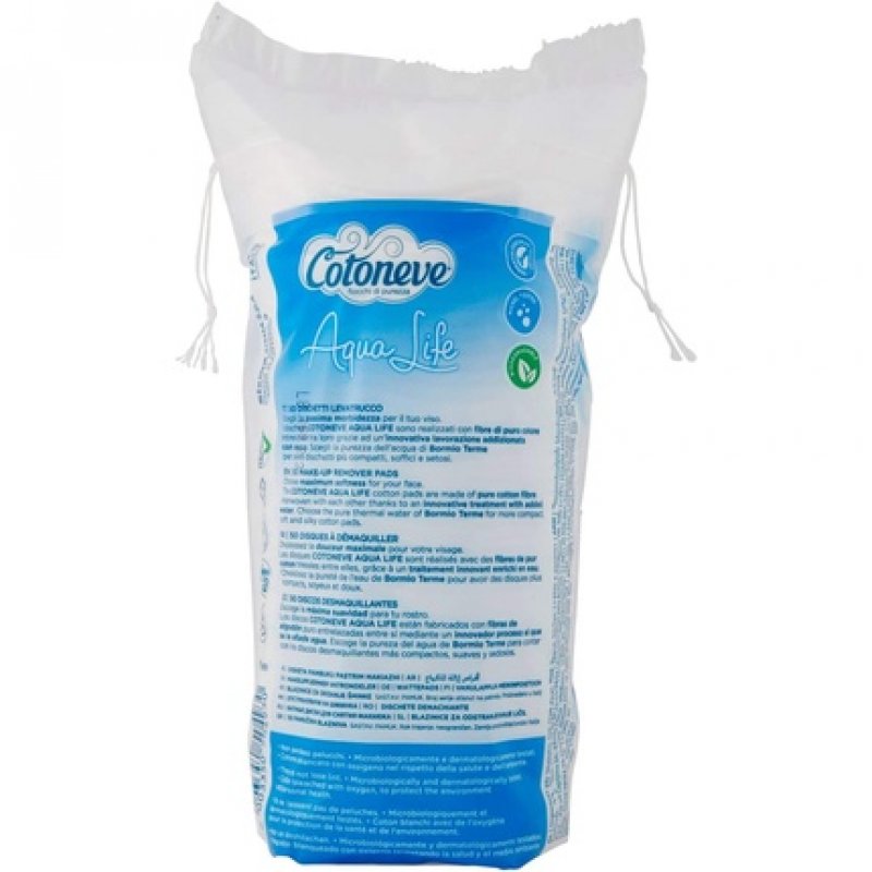 Cotoneve Fiochi di Purezza Cotton Makeup Remover Pads 50 Count
