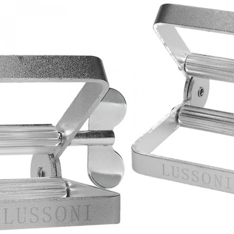 T4B LUSSONI Professional Hairdressing Aluminum Tube Squeezer for Hair Dyes and Toothpaste