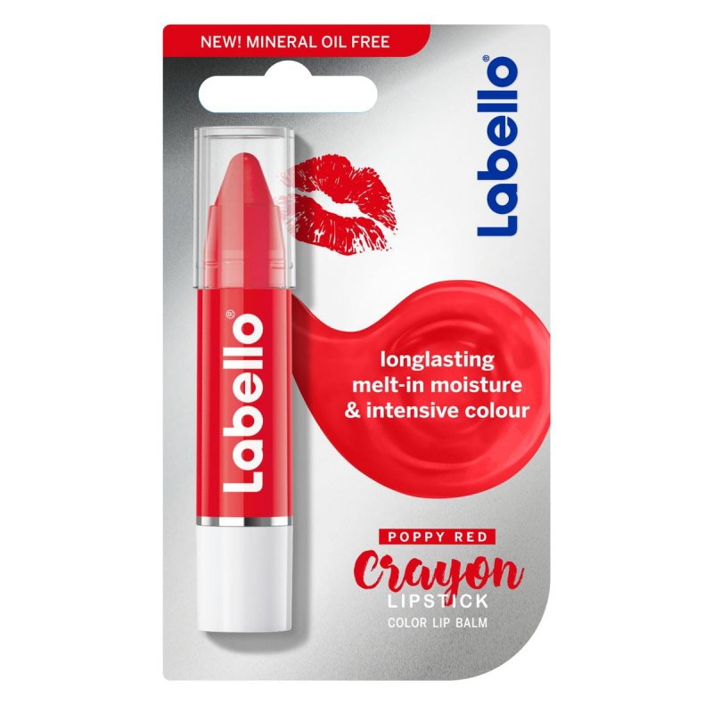 Nivea Labello Crayon Lipstick Poppy Red 3.3ml