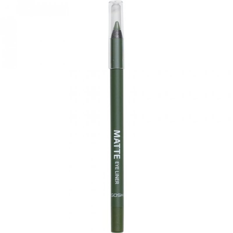 GOSH Matte Eyeliner in Intense Black Creamy Soft Texture High Coverage Ideal for Smokey Eyes Perfect with Mascara Vegan