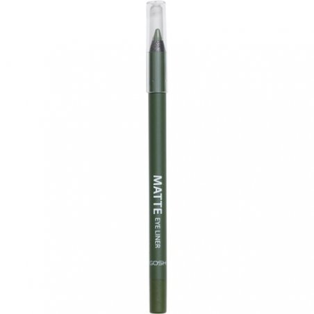 GOSH Matte Eyeliner in Intense Black Creamy Soft Texture High Coverage Ideal for Smokey Eyes Perfect with Mascara Vegan