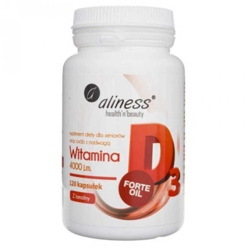 Aliness Vitamin D3 Forte 4000 IU 120 Capsules