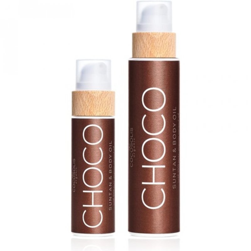 COCOSOLIS CHOCO Tanning Accelerator Organic Oil with Vitamin E and Chocolate Scent 200