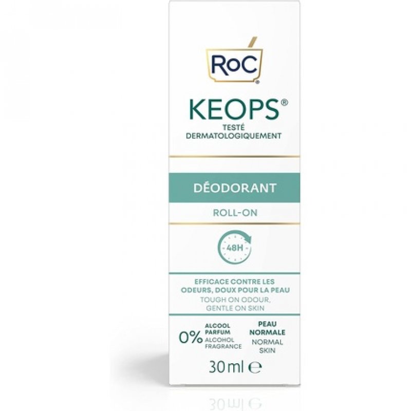 RoC Keops 48h Roll-On Deodorant Alcohol Free 30ml