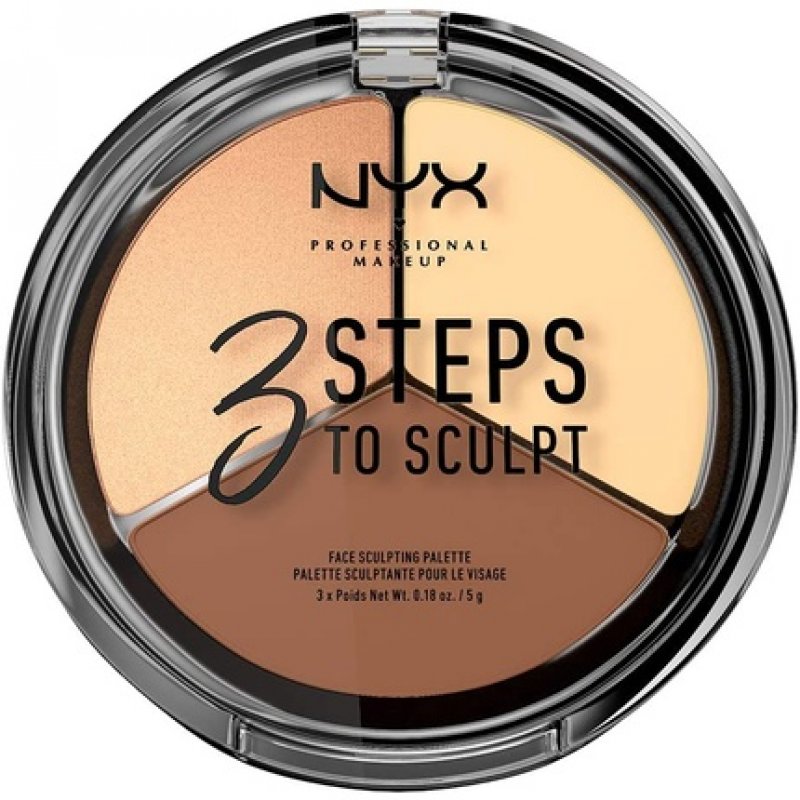 NYX Professional Makeup 3 Steps To Sculpt - Light 0.079kg