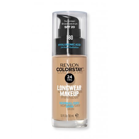 Revlon ColorStay Longwear Makeup for Normal/Dry Skin, SPF 20 180 Sand Beige 30 ml