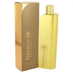 Perry Ellis 18 Sensual Eau De Parfum Spray 3.4oz 100ml Women Vanilla Orange