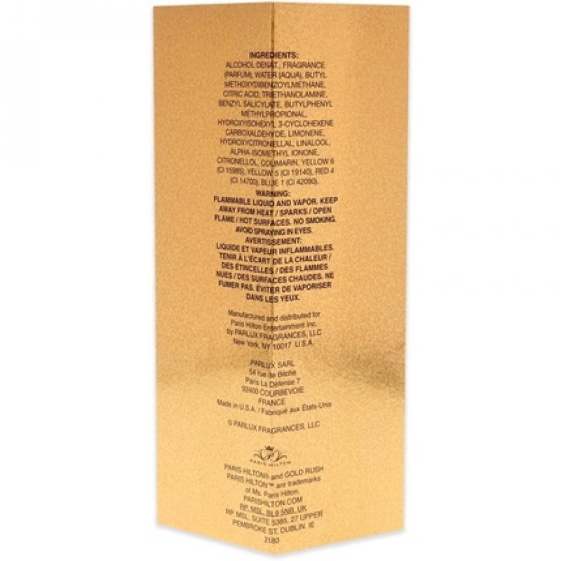 Paris Hilton Gold Rush For Women 3.4oz EDP Spray