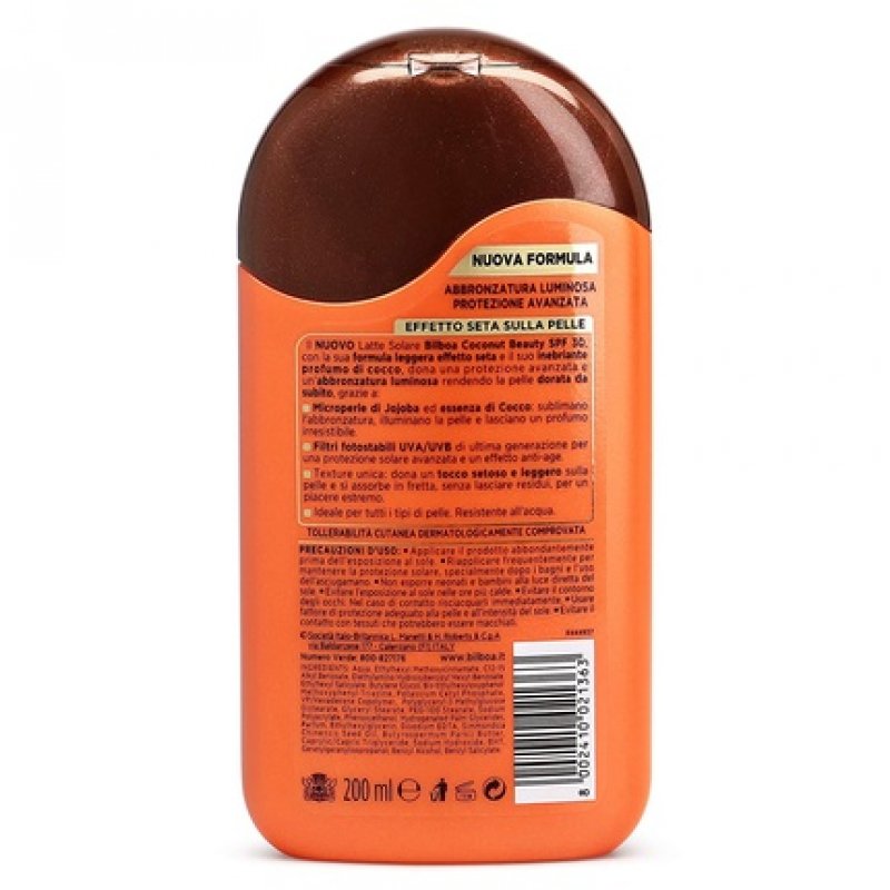 Körpersonnenschutz Coconut Beauty SPF 30 High Protection Sunscreen 200ml