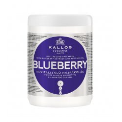Kallos KJMN Blueberry Revitalizing Hair Mask for Dry, Brittle, and Chemically Treated Hair 1000ml