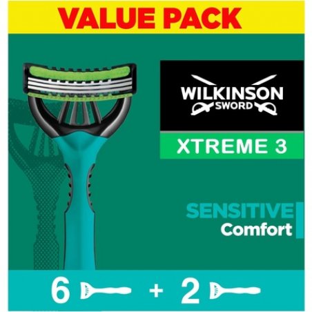 Wilkinson Xtreme 3 Pure Sensitive Disposable Razors 6 2 Count