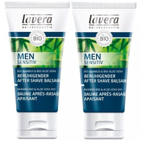 lavera Soothing After Shave Balm for Men Sensitive Skin 50ml - Pack of 2
