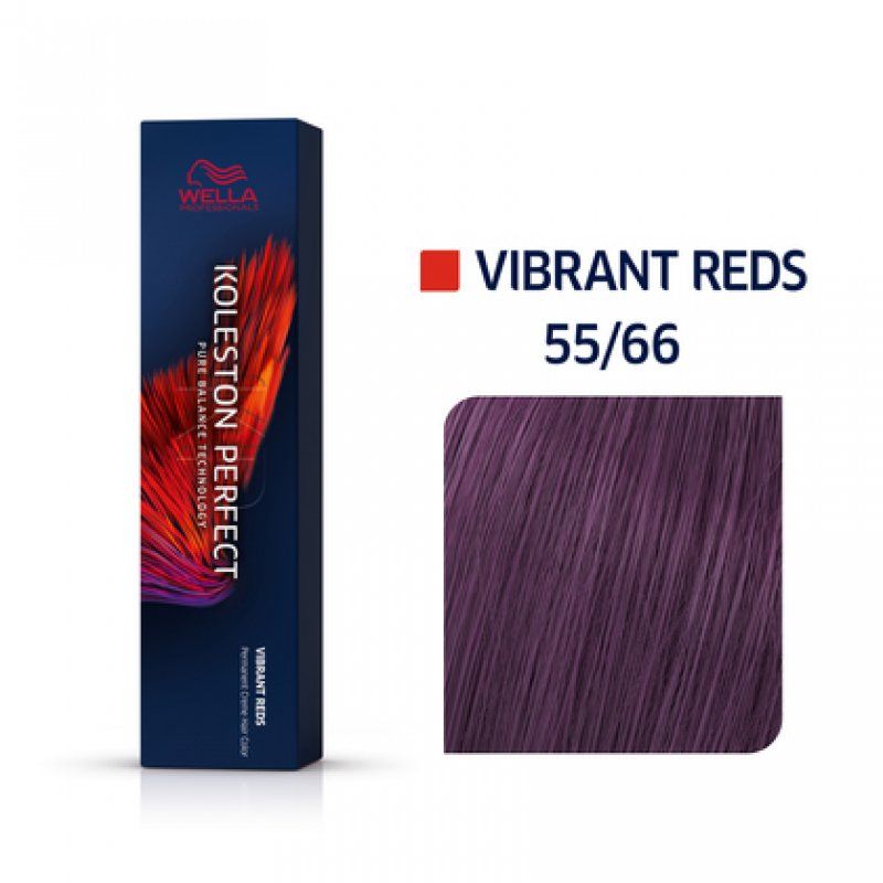 Wella Koleston Perfect Me Vibrant Reds 55/66 Châtain Clair Intense Violine Intense 60ml