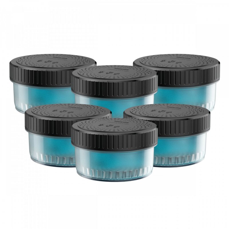 PHILIPS UK Kitchen and Home Quick Clean Pod Replacement Cartridge for Electric Shaver 6 Count CC16/50 Single