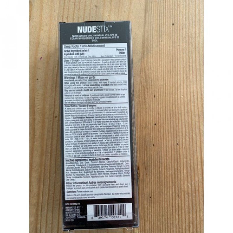 Nudestix Daily Mineral Veil NUDESCREEN Daily Care Sunscreen SPF 30