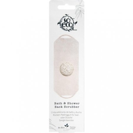 So Eco Bath and Shower Back Scrubber White