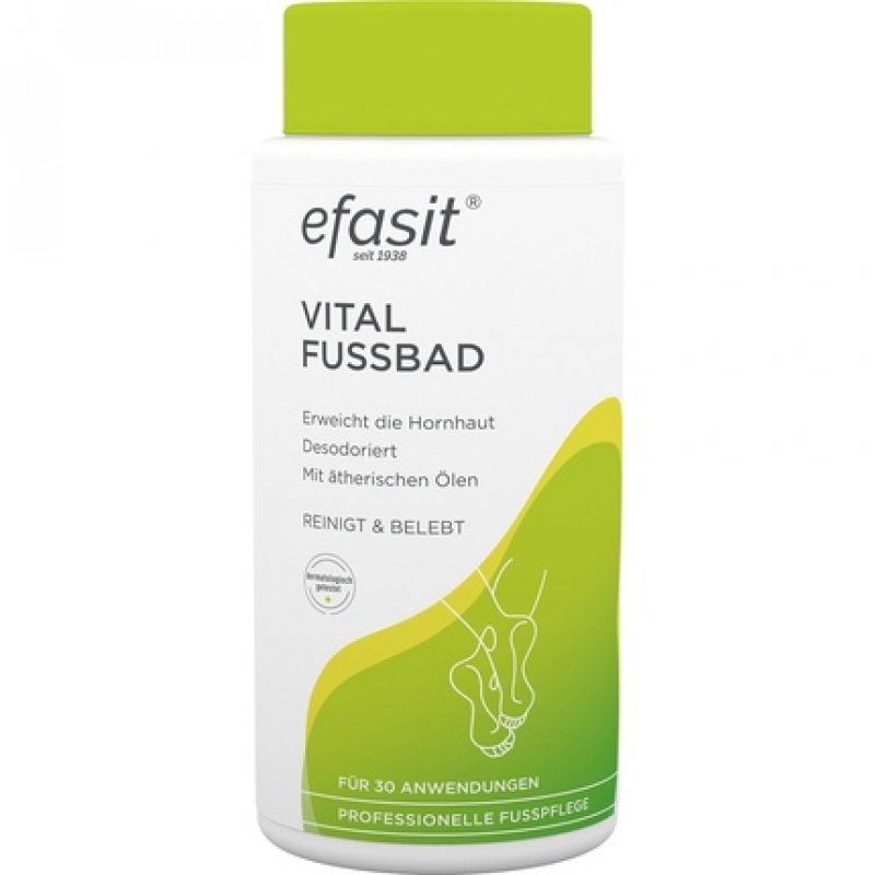 efasit Vital Foot Bath 400g - Basic Callus Bath Additive for Fragrant, Well-Groomed, and Relaxed Feet - Callus Softener