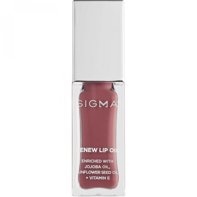Sigma Beauty Renew Lip Oil Berry Muave Sheen Nourishing Non Sticky Lip Oil with Subtle Sheen Paraben Free Lip Gloss All
