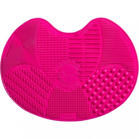 Sigma Beauty Makeup Brush Cleaner Mat - Sigma Spa Express Silicone Makeup Brush Cleaning Mat with Suction Cups for