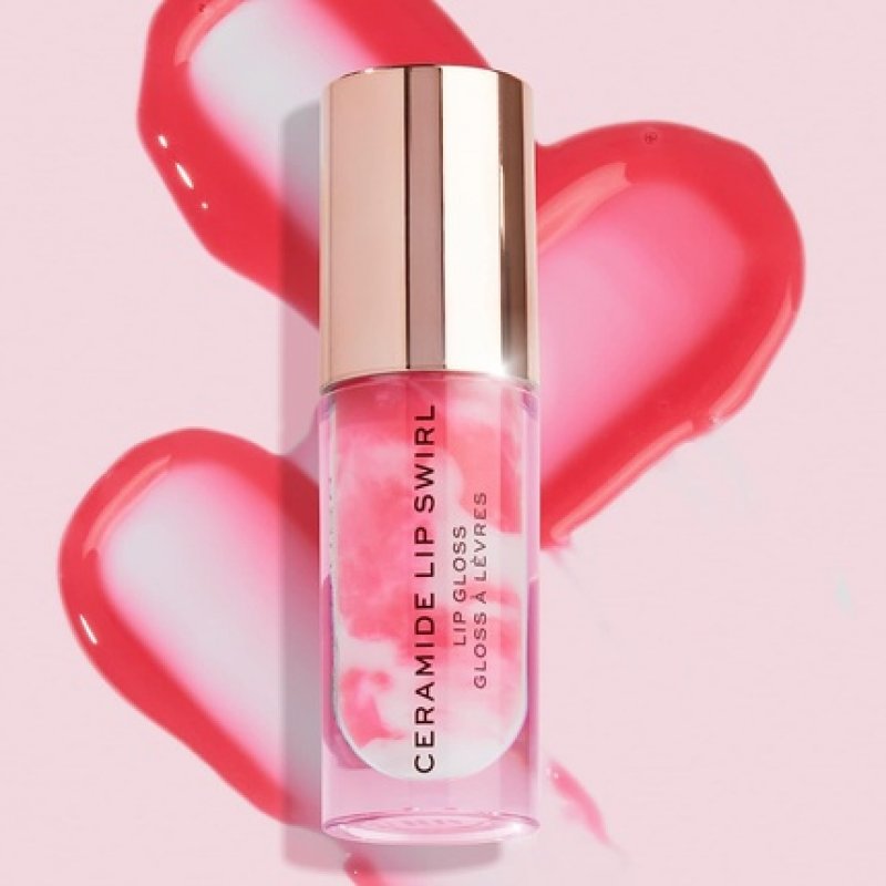 Makeup Revolution Lip Swirl Ceramide Gloss Lipgloss Sweet Soft Pink 4.5ml